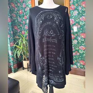Dolls Kill Widow Ritual Magick Sweater Dress